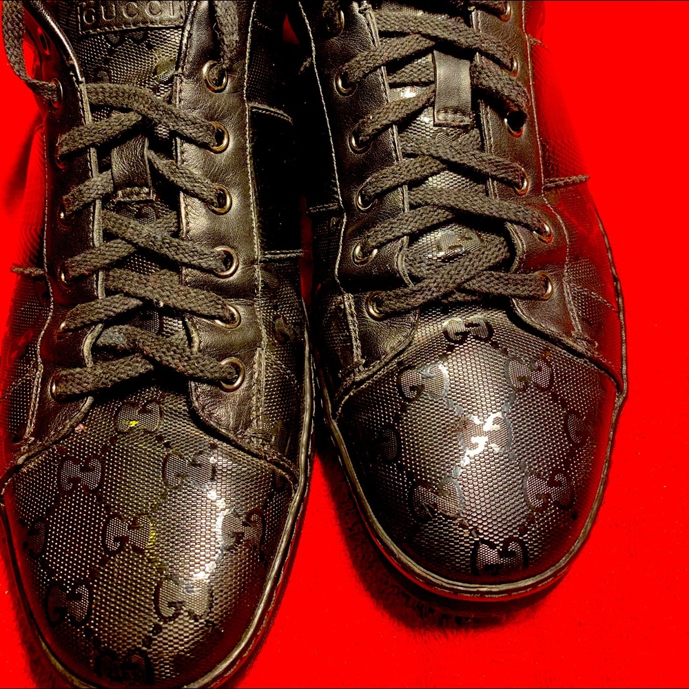 Gucci monogram sneakers, Gucci size 9